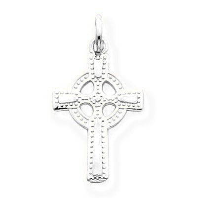 Celtic Cross Pendant - Silver/Stainless