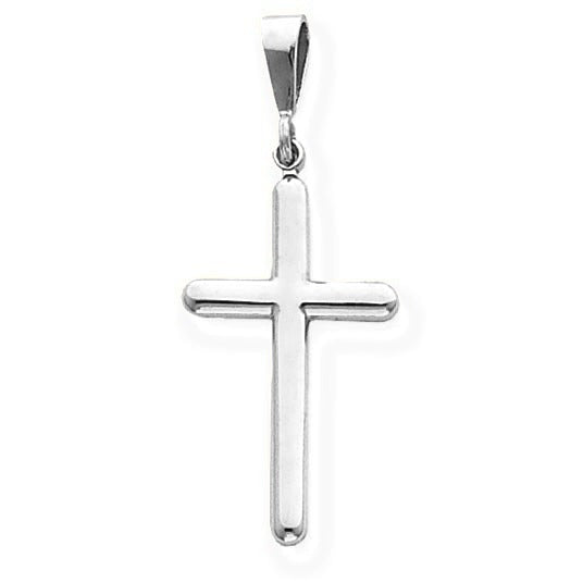 Cross Pendant - Silver/Stainless