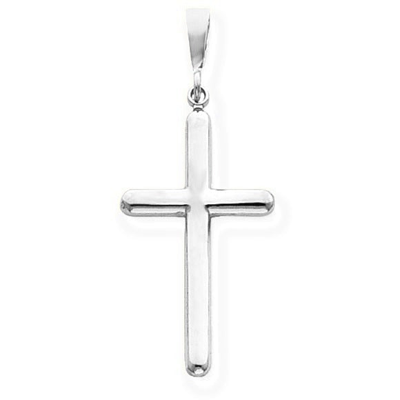 Cross Pendant - Silver/Stainless