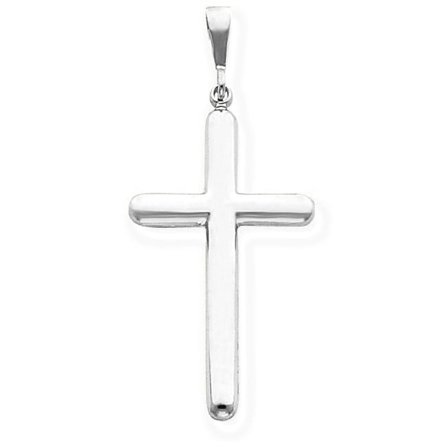 Cross Pendant - Silver/Stainless