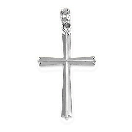 Cross Pendant - Silver/Stainless