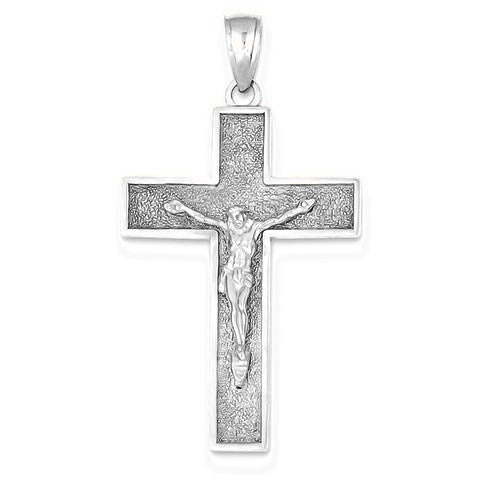 Crucifix Pendant - Silver/Stainless