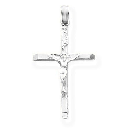 Crucifix Pendant - Silver/Stainless