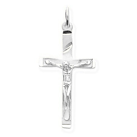 Crucifix Pendant - Silver/Stainless