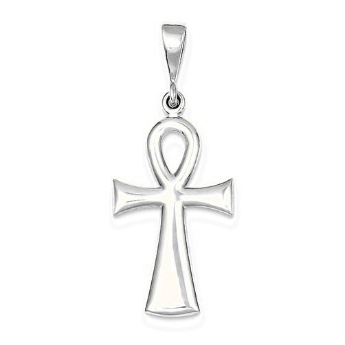 Egyptian Ankh Cross Pendant - Silver/Stainless