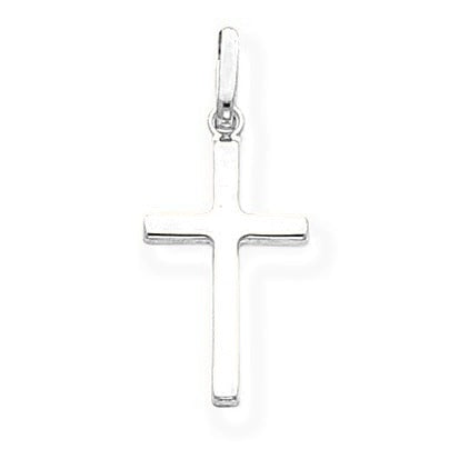 Hollow Cross Pendant - Silver/Stainless