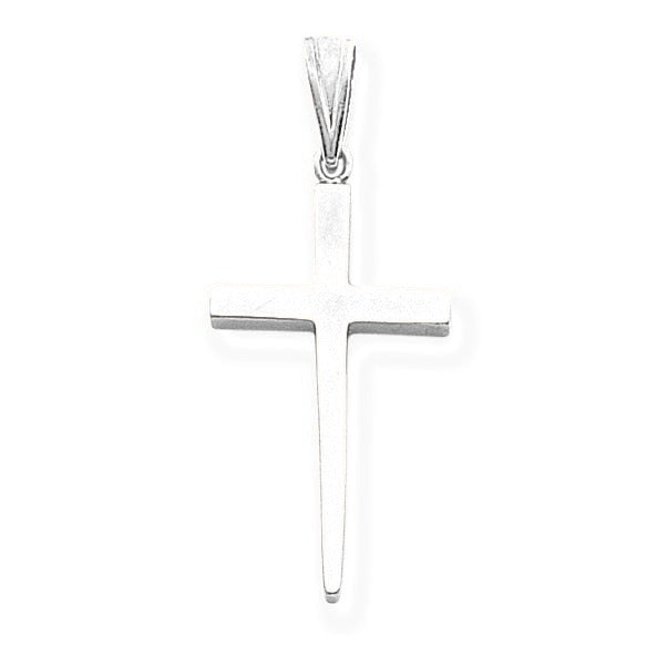 Cross Pendant - Silver/Stainless