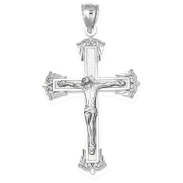 Crucifix Pendant - Silver/Stainless