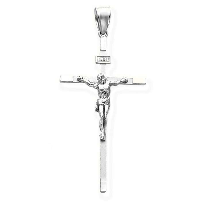 Crucifix Pendant - Silver/Stainless