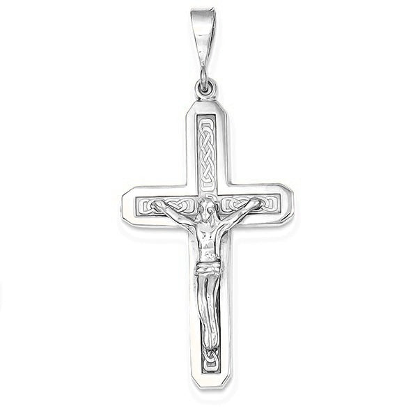 Crucifix Pendant - Silver/Stainless