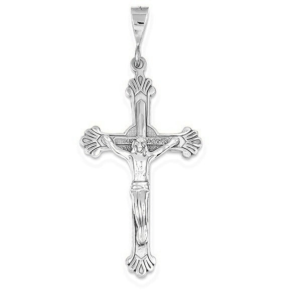 Crucifix Pendant - Silver/Stainless
