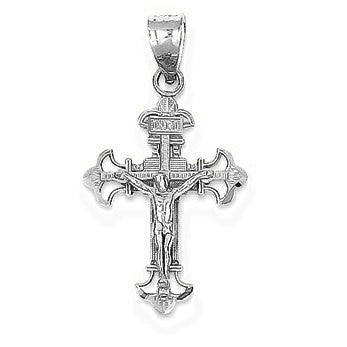 INRI Crucifix Charm - Silver/Stainless