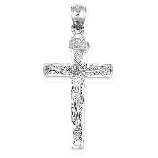 INRI Crucifix Pendant - Silver/Stainless