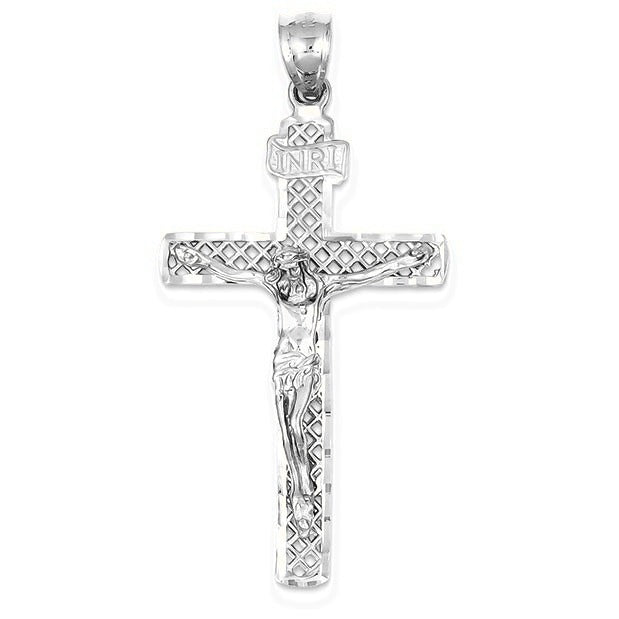 INRI Crucifix Pendant - Silver/Stainless