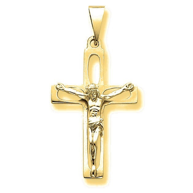 Crucifix Pendant - Gold