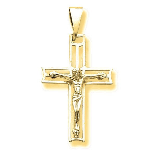 Crucifix Pendant - Gold