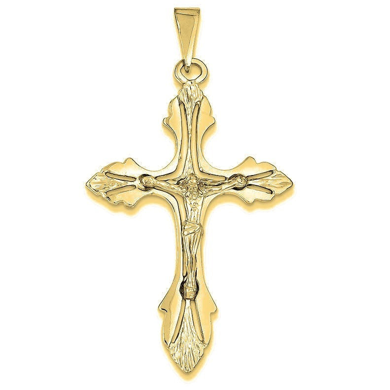 Crucifix Pendant - Gold