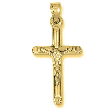 Crucifix Pendant - Gold
