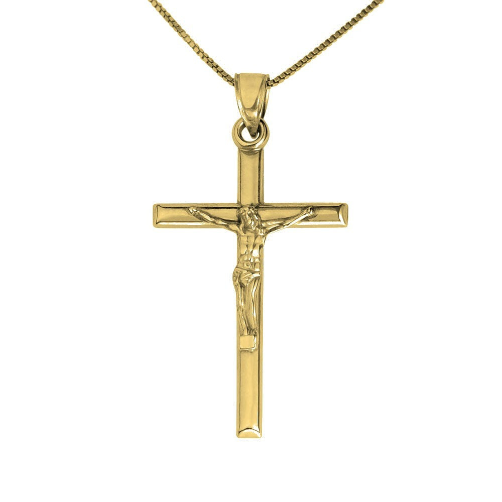 Crucifix Pendant - Gold
