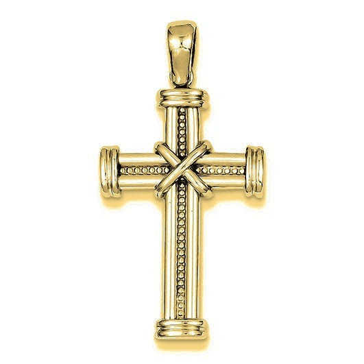 Latin Cross Pendant - Gold