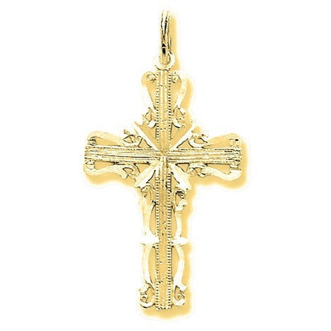 Latin Cross Pendant - Gold