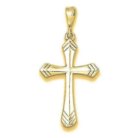 Passion Cross Pendant - Gold
