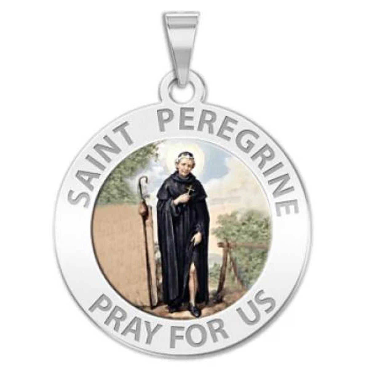 Saint Peregrine Medal "Color"