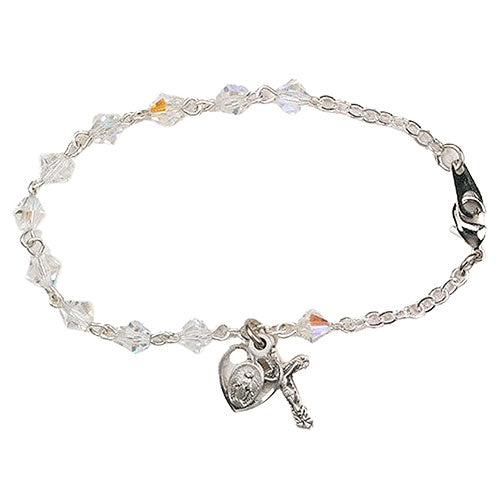 6 1/2" CRYSTAL TINCUT BRACELET