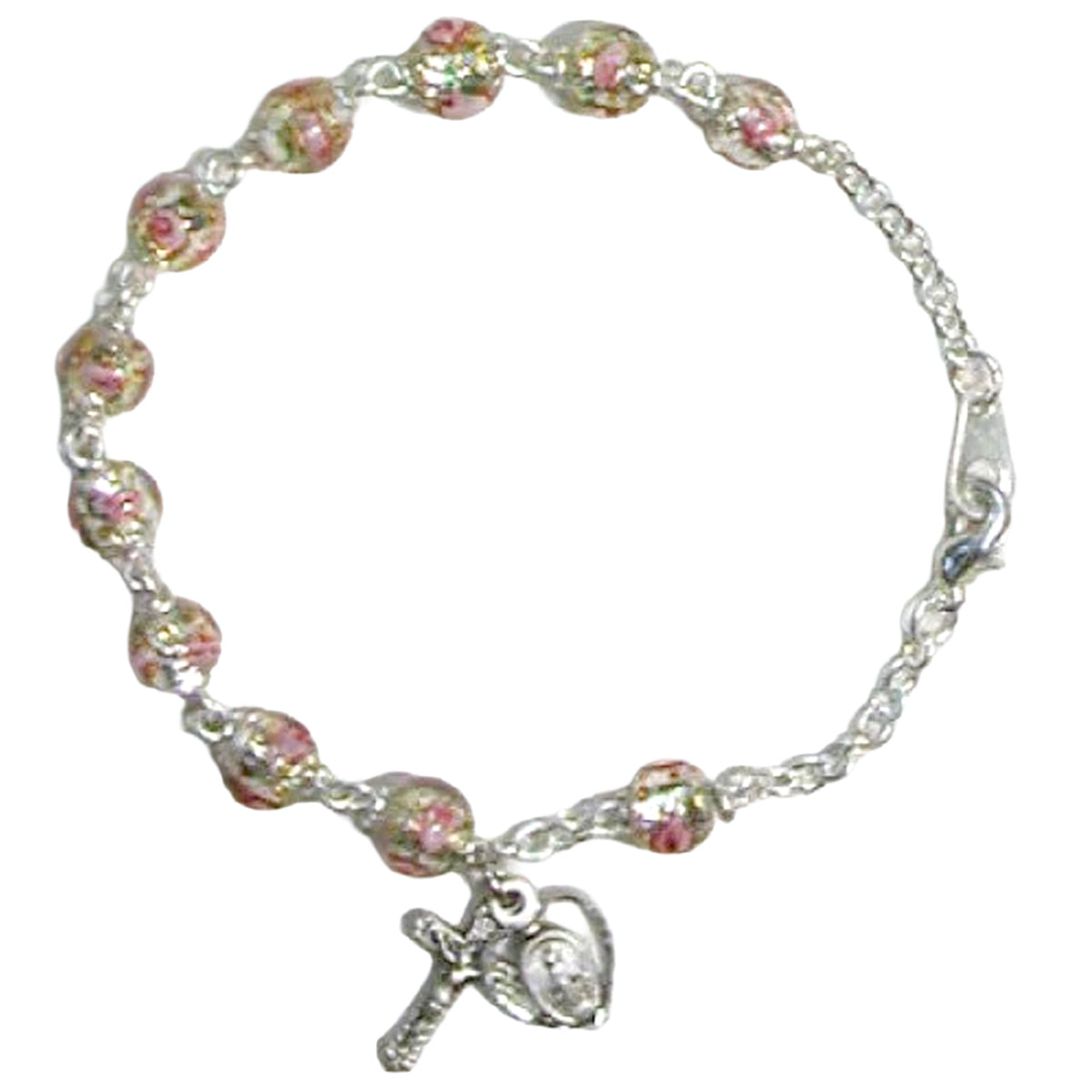 7 1/2" CLEAR VENETIAN SS BRAC.