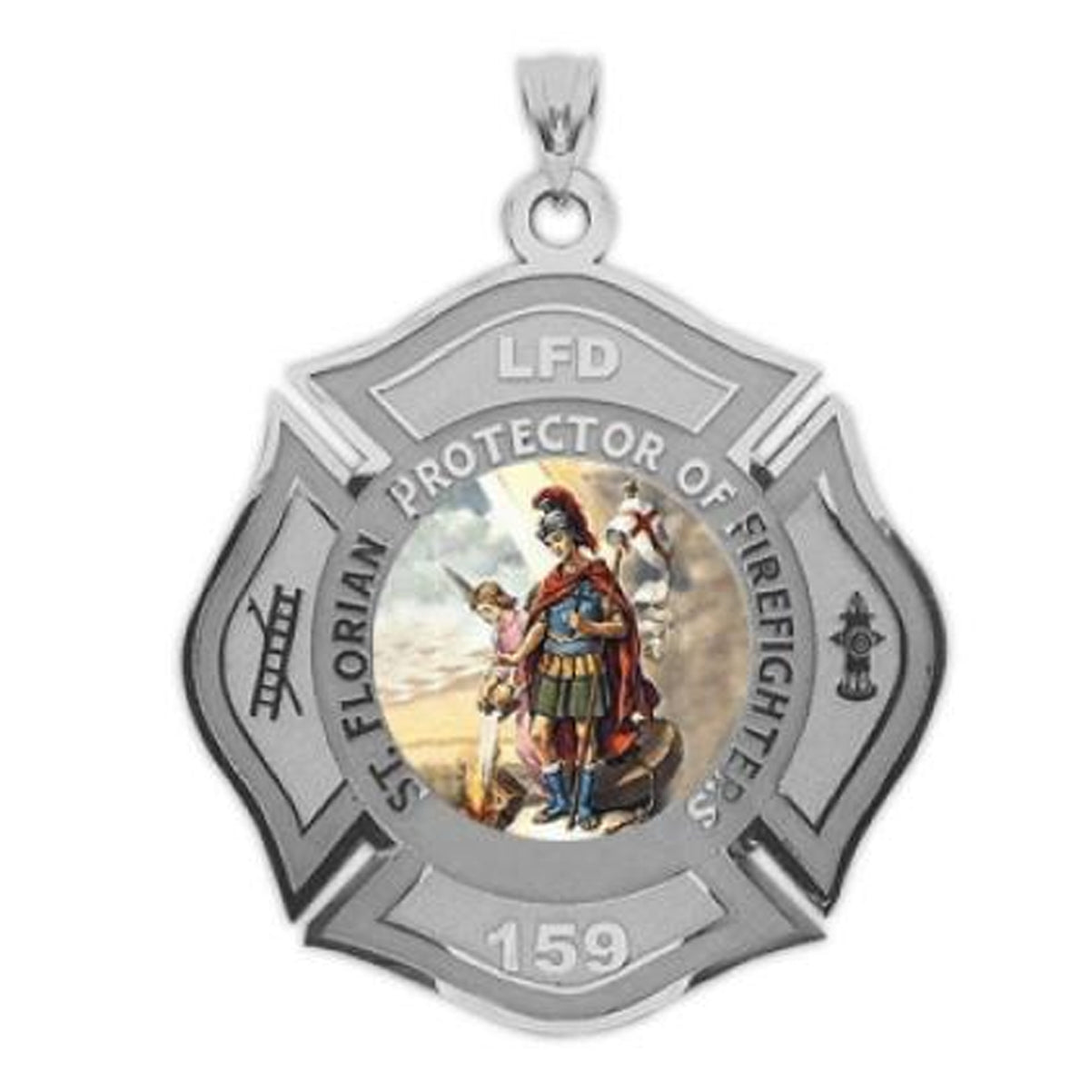 Customized Saint Florian Medal