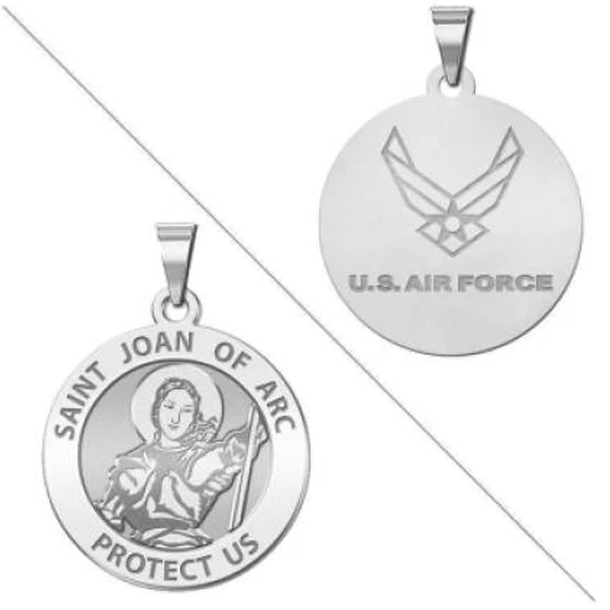 Saint Joan of Arc Doubledside AIR FORCE Medal