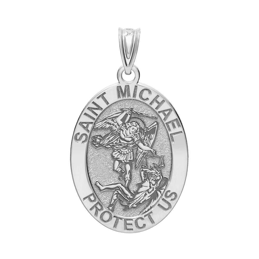 Saint Michael OVAL Medal