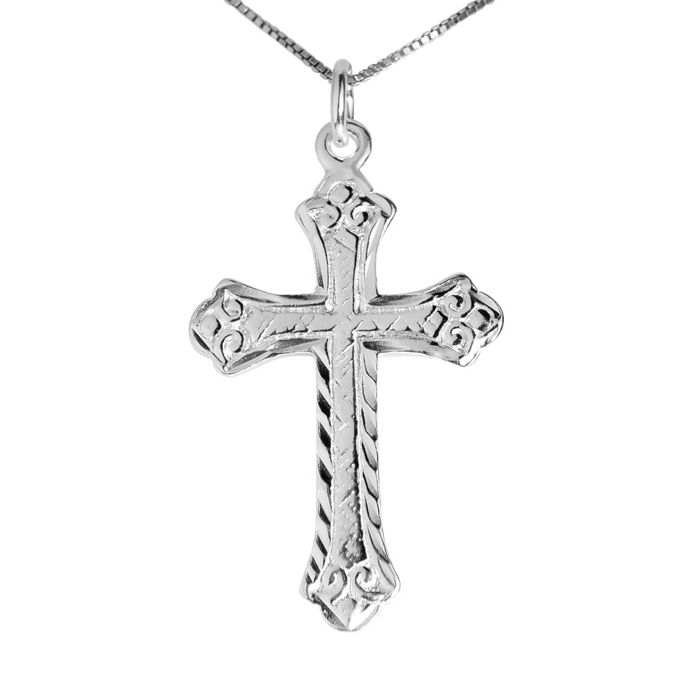 Sterling Silver Cross Pendant - Main Image