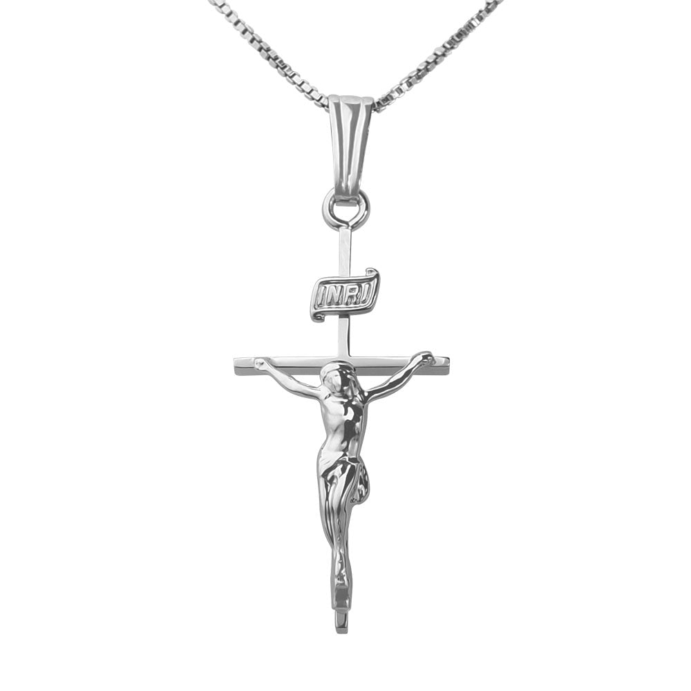 Sterling Silver Crucifix Cross Pendant