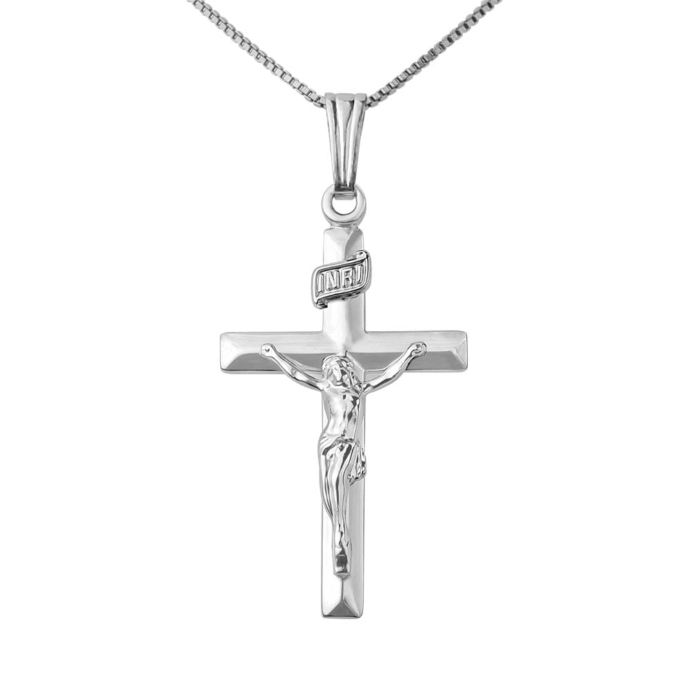 Sterling Silver Crucifix Pendant