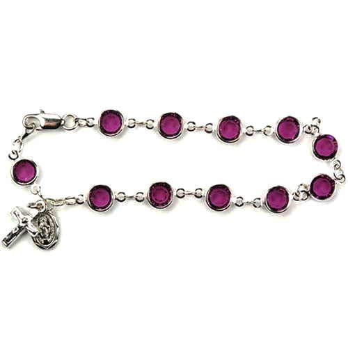 7 1/2" DARK AMETHYST BRACELET