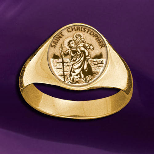 Saint Christopher Ring "EXCLUSIVE"