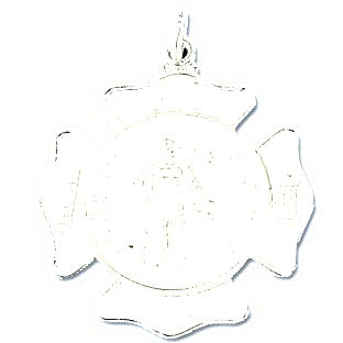Saint Florian Religious Medal - Silver