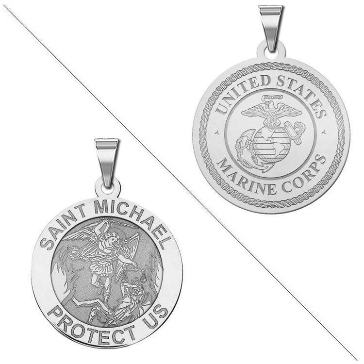 Saint Michael Doubledside MARINES Medal