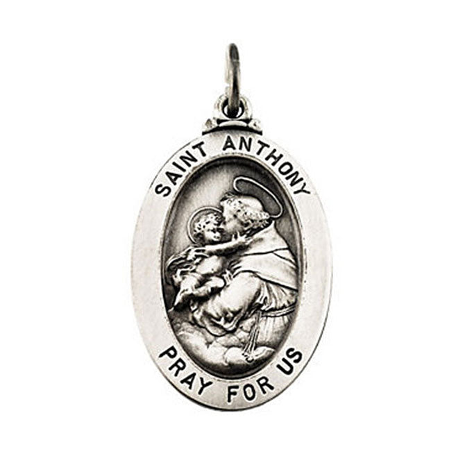 Oval Saint Anthony Religious Medal