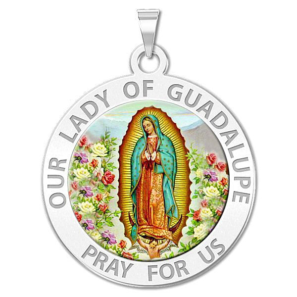 Our Lady of Guadalupe Medal "Color"