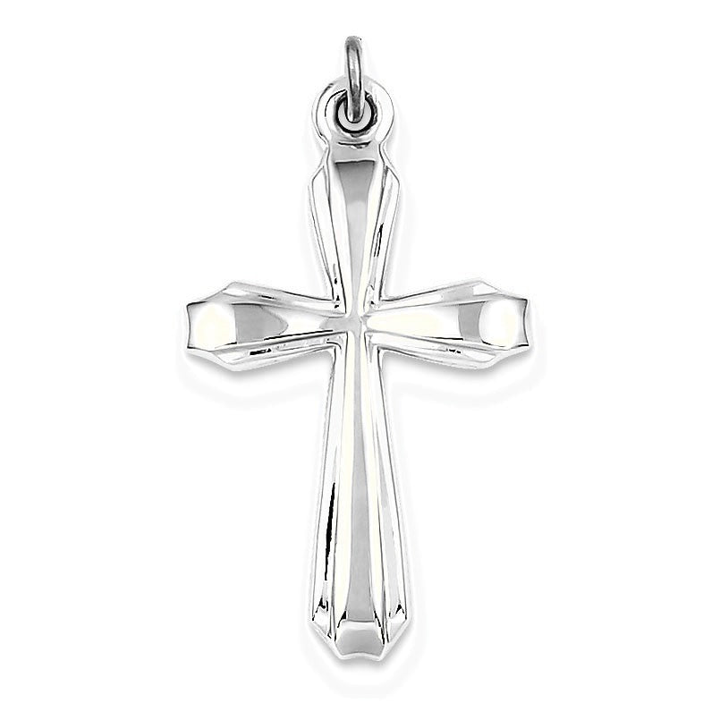 Gold-plated Cross Pendant - Silver/Stainless