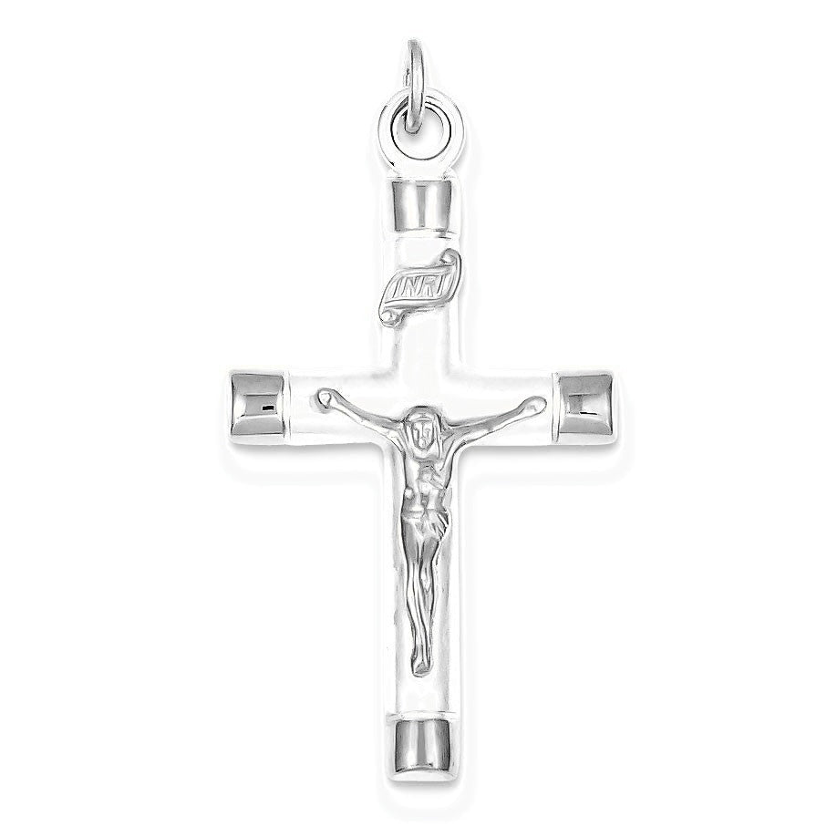 Crucifix Pendant - Silver/Stainless