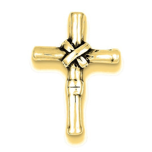 Antiqued Cross Slide - Gold