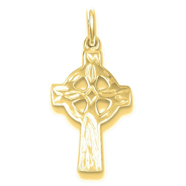 Celtic Cross Charm - Gold