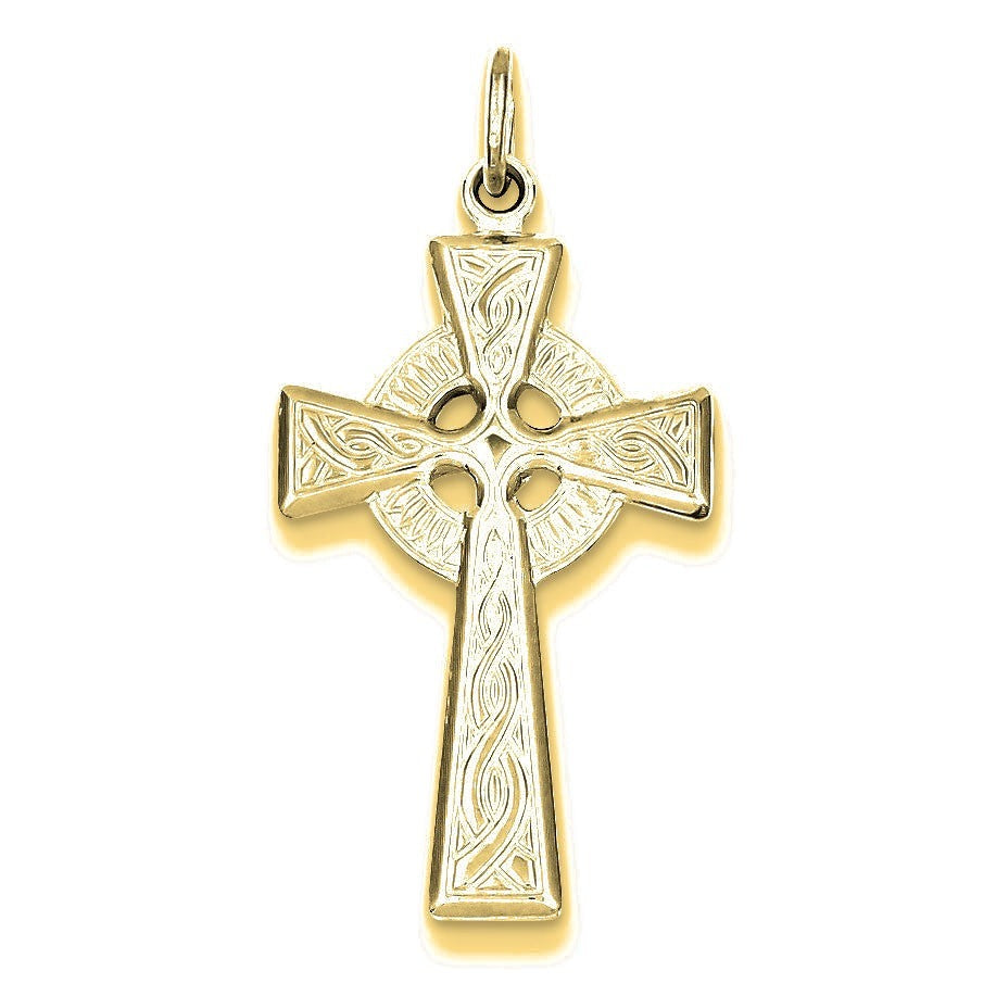 Celtic Cross Pendant - Gold