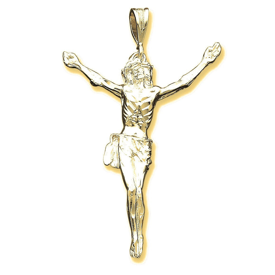 Corpus (Crucified Christ) Pendant - Gold