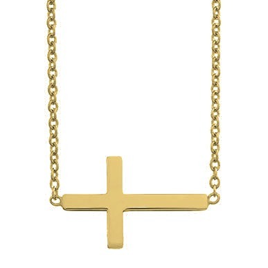 Cross Pendant - Gold