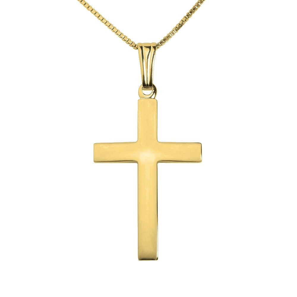 Cross Pendant - Gold Plated