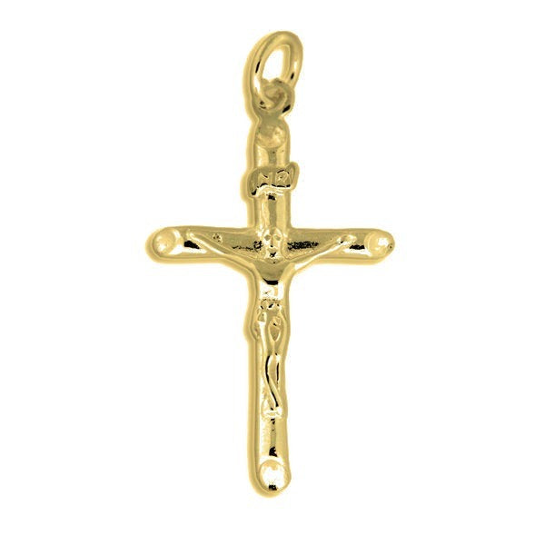 Crucifix Cross Pendant - Gold